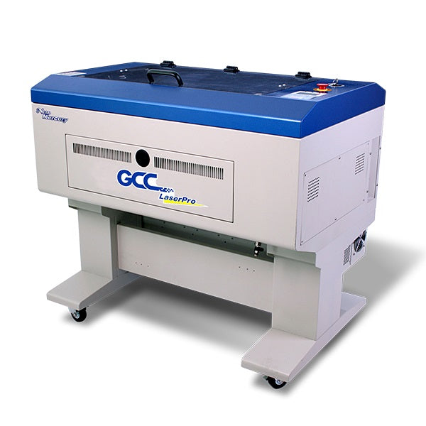 New GCC LaserPro Mercury III 12-60W CO2 laser Engraver With Flexible 3D and Stamp Engraving