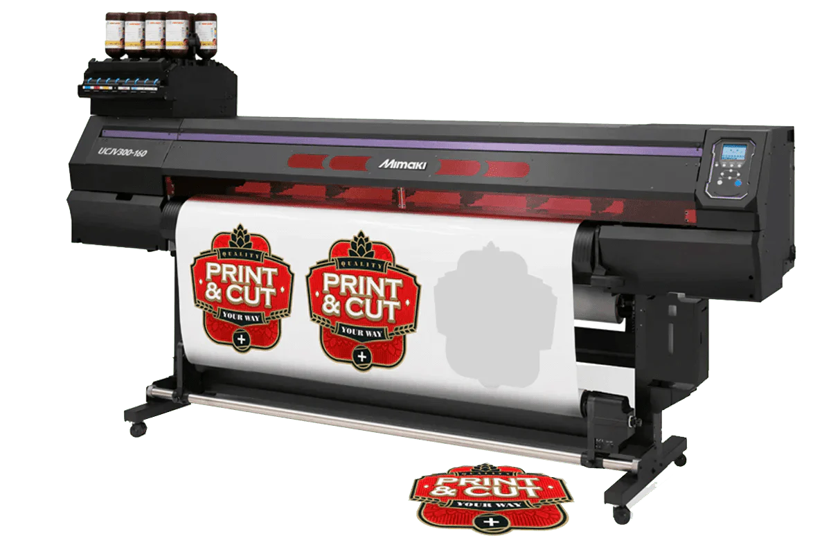 Absolute Toner WE WILL BEAT ANY PRICE - Brand New Mimaki UCJV300-160 64" Inch UV Light Curable Inkjet Printer And Cutting Plotter With ID Cut Function Print and Cut Plotters