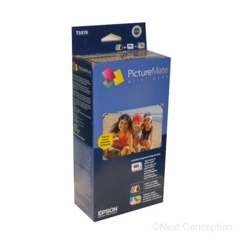 Absolute Toner T5570 STYLUS PICTUREMATE PRINT PACK (INK + 4X6 GLOSSY PHOTO Epson Ink Cartridges