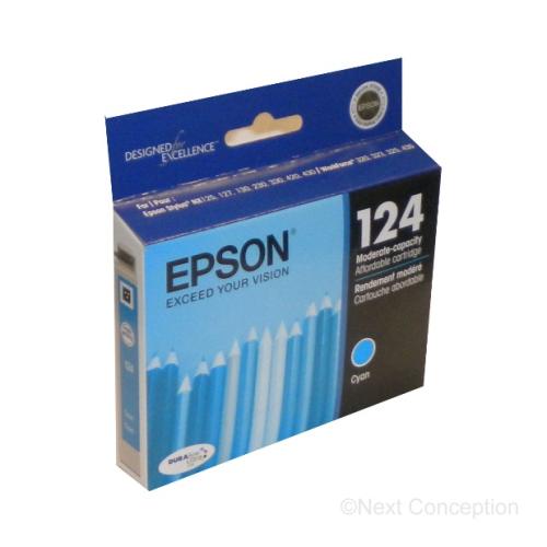 Absolute Toner T124220S EPSON DURABRITE ULTRA INK CYAN, STYLUS 125/127/420 Epson Ink Cartridges