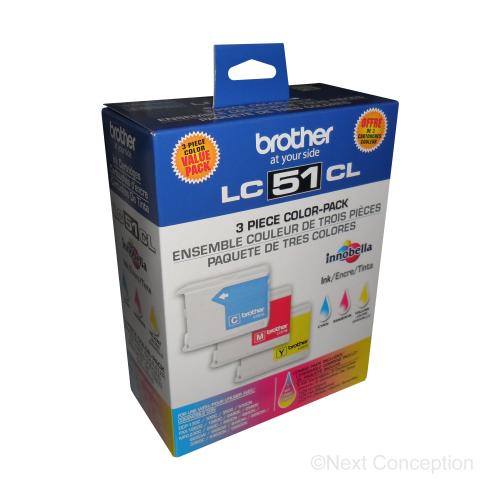 Absolute Toner LC513PKS INK CARTRIDGE  COLOUR (3 PACKS) Brother Ink Cartridges