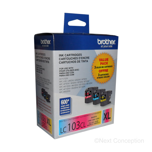 LC1033PKS COLOUR 3PKS HY INK FOR MFCJ4410DW/MFCJ4510DW/MFCJ4
