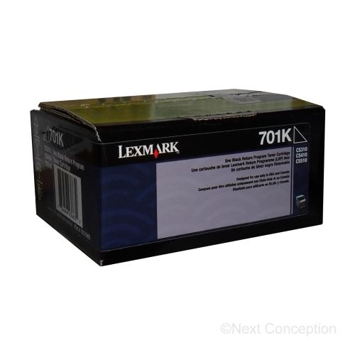 Absolute Toner 70C10K0 LEXMARK 701K BLACK RETURN PROGRAM TONER CARTRIDGE Original Lexmark Cartridges