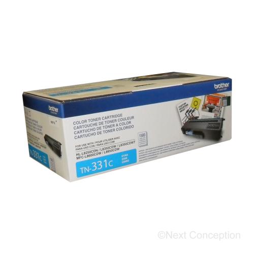 Absolute Toner TN331C BROTHER CYAN 1.5K TONER FOR HLL8350CDW/MFCL8850CDW Original Brother Cartridges