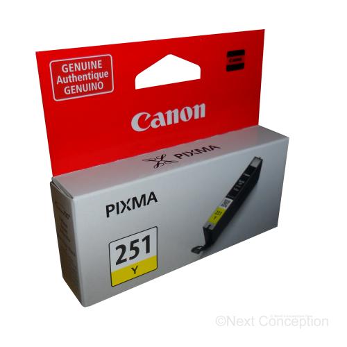 Absolute Toner 6516B001 CANON CLI251Y YELLOW INK Canon Ink Cartridges