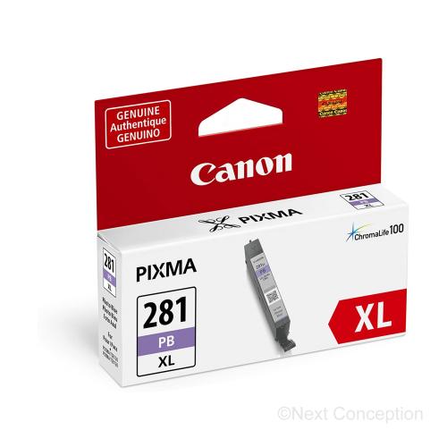 Absolute Toner 2038C001 Canon CLI281XLPHBL PHOTO BLUE XL INK Canon Ink Cartridges