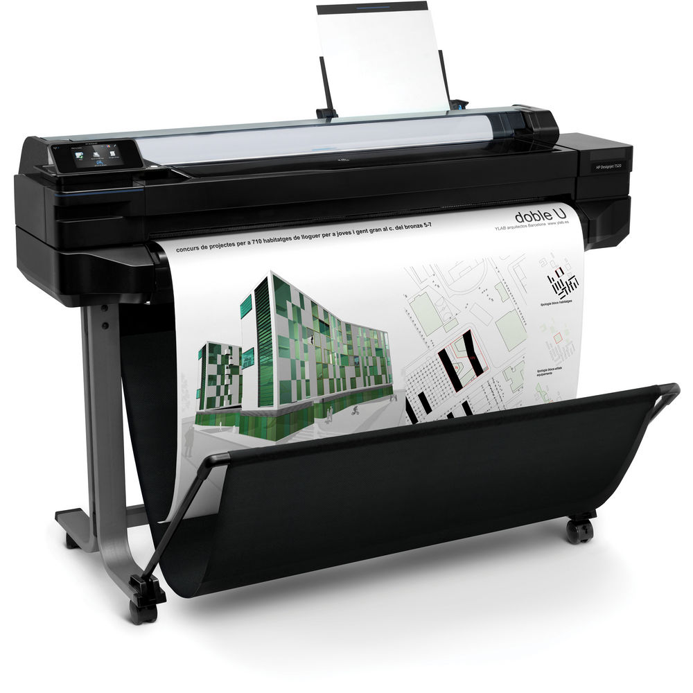 $25/Month REPOSSESSED - HP DesignJet T520 Large Wide Format Wireless Color Inkjet Printer With Web Connectivity For Drawing