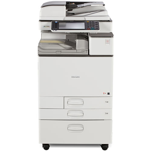 REPOSSESSED Only 11k Pages - Ricoh MP C3003 Color Copier Scanner Laser Printer Scan to Email 11x17 12x18 - Precision Toner