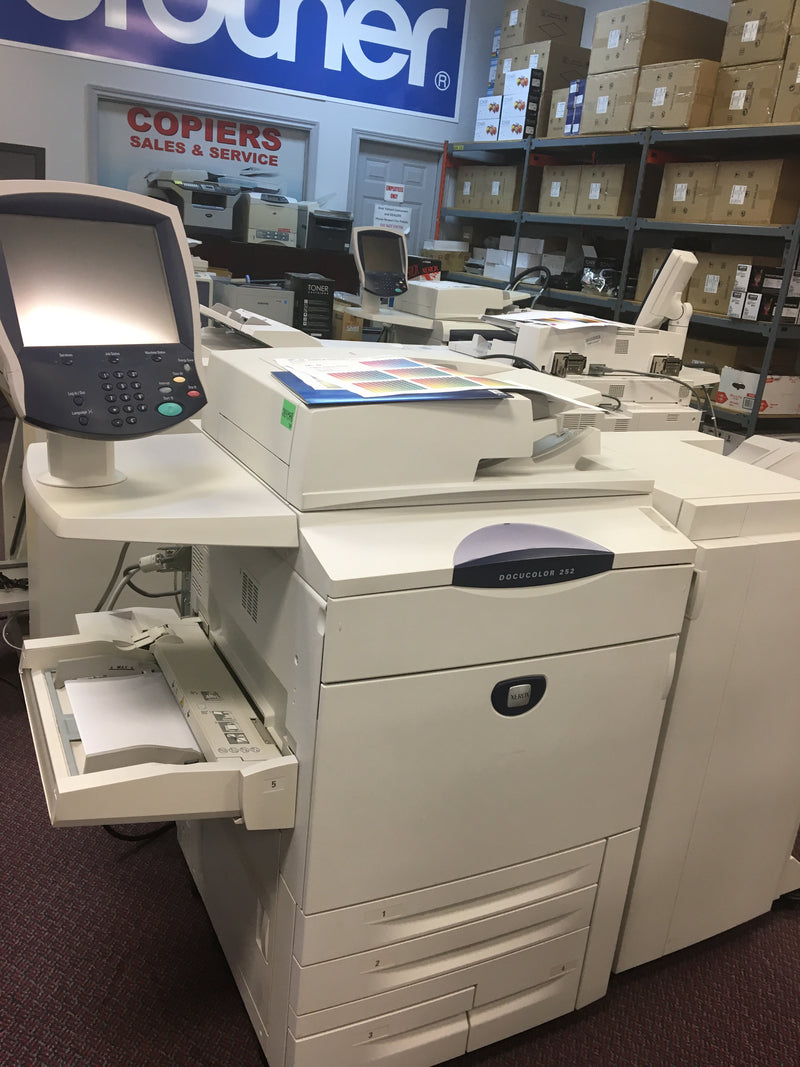 Xerox DocuColor DC 252 Color Copier Production Printer Scanner 11x17 12x18 13x19 - Precision Toner
