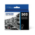Absolute Toner T302020S EPSON T302 Claria Black Ink Standard Capacity, with Epson Ink Cartridges