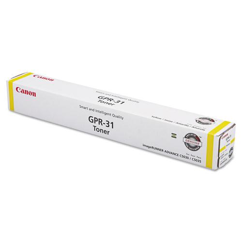 Absolute Toner 2802B003AA Canon GPR31Y YELLOW TONER Canon Toner Cartridges