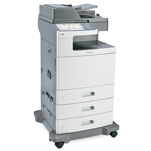 REPOSSESSED Lexmark XS796de Multifunction Color Copier Printer Scanner Fax Large Colur LCD panel - Precision Toner