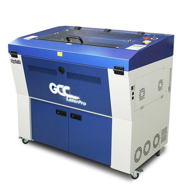 New GCC LaserPro Spirit 12-100W CO2 Laser Engraver With Astonish 3D Engraving