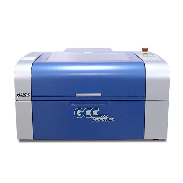 New GCC C180II 12-40W CO2 Desktop Laser Engraver With Bridge Cutting And Simple and Intuitive Control Panel