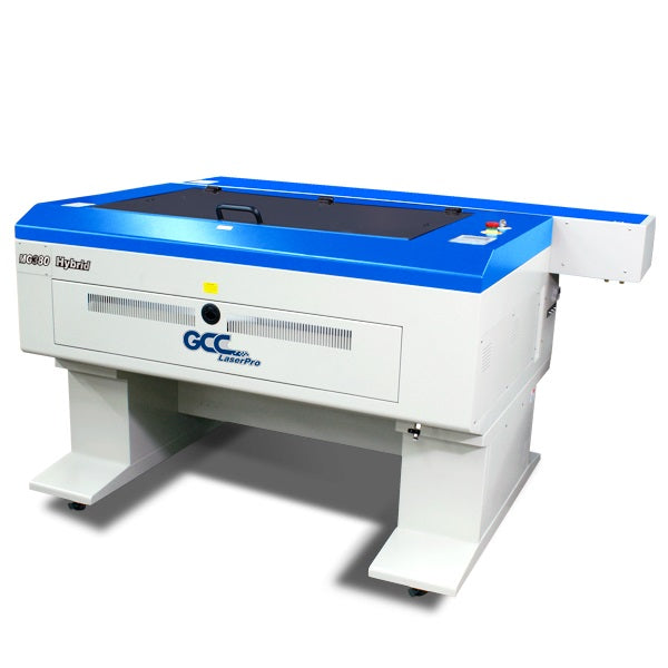 New GCC Laser Pro MG380Hybrid 12-100W CO2 Laser Cutter Machine With Motion System with DC Servo Motor