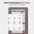 Absolute Toner BAi THE VISION 2-Head Commercial Embroidery Machine - Dual-Head 15-Needle Custom Apparel System Embroidery
