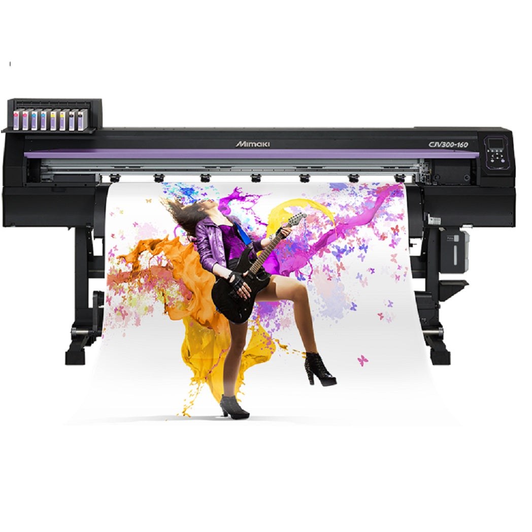 Absolute Toner $468.92/Month Brand New Mimaki CJV300-160 Plus (CJV300 160 Plus) 64" Inch Eco-Solvent Print/Cut Vinyl Plotter Cutter Printer With MAPS4 (Mimaki Advanced Pass System 4) Print and Cut Plotters