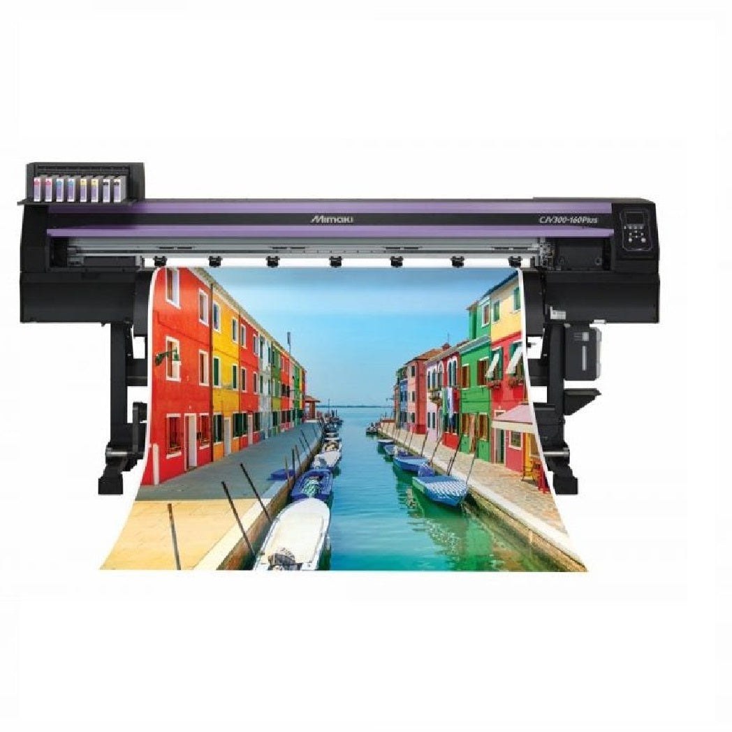 Absolute Toner $468.92/Month Brand New Mimaki CJV300-160 Plus (CJV300 160 Plus) 64" Inch Eco-Solvent Print/Cut Vinyl Plotter Cutter Printer With MAPS4 (Mimaki Advanced Pass System 4) Print and Cut Plotters