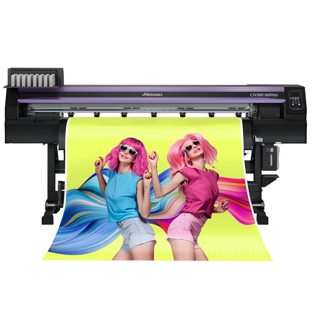 Absolute Toner $468.92/Month Brand New Mimaki CJV300-160 Plus (CJV300 160 Plus) 64" Inch Eco-Solvent Print/Cut Vinyl Plotter Cutter Printer With MAPS4 (Mimaki Advanced Pass System 4) Print and Cut Plotters