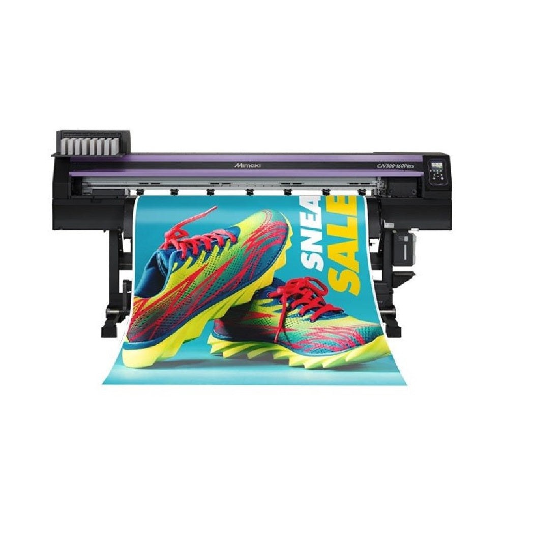 Absolute Toner $468.92/Month Brand New Mimaki CJV300-160 Plus (CJV300 160 Plus) 64" Inch Eco-Solvent Print/Cut Vinyl Plotter Cutter Printer With MAPS4 (Mimaki Advanced Pass System 4) Print and Cut Plotters