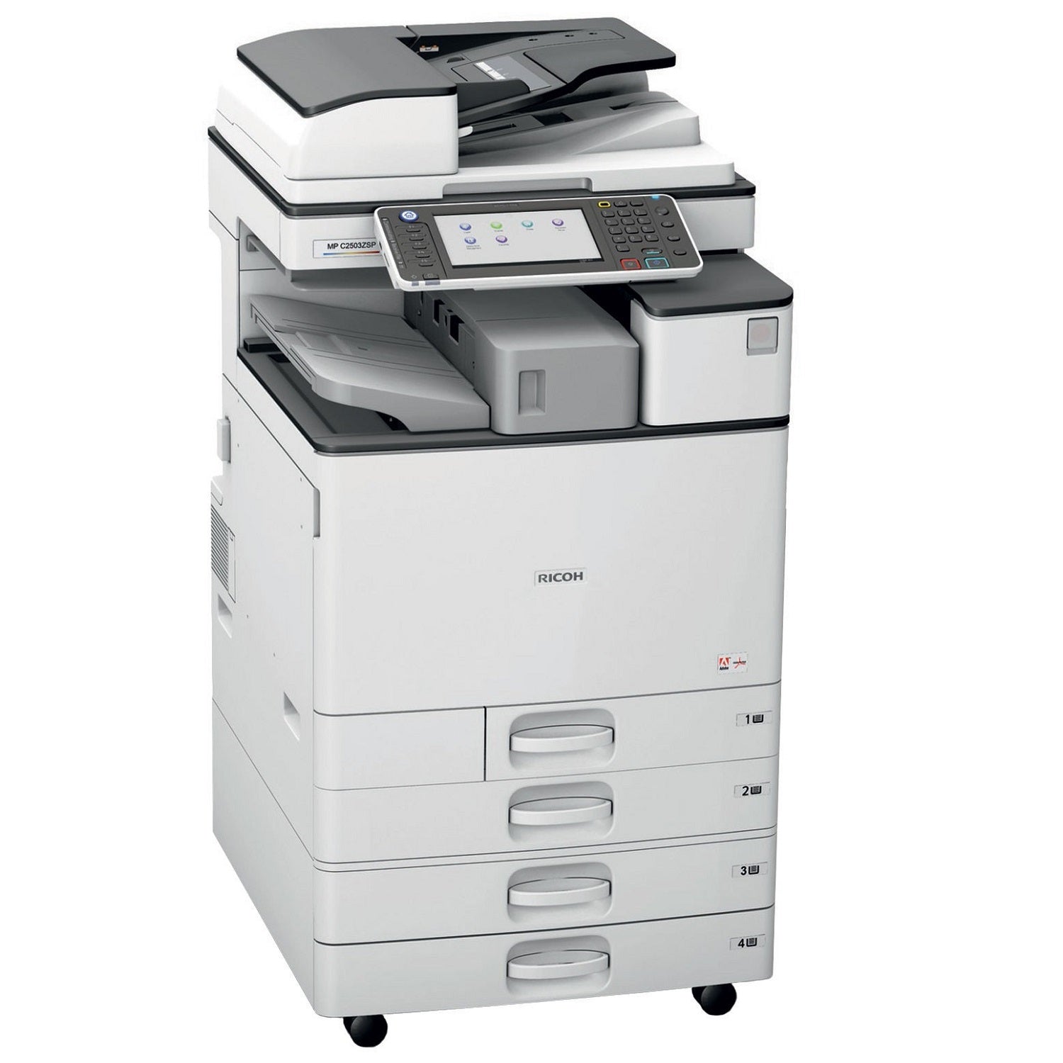 $59.93/Month Ricoh All-In-One Color MP C3003 Office Laser Printer/Copier Scanner, 11x17 12x18 With Upto 300 GSM
