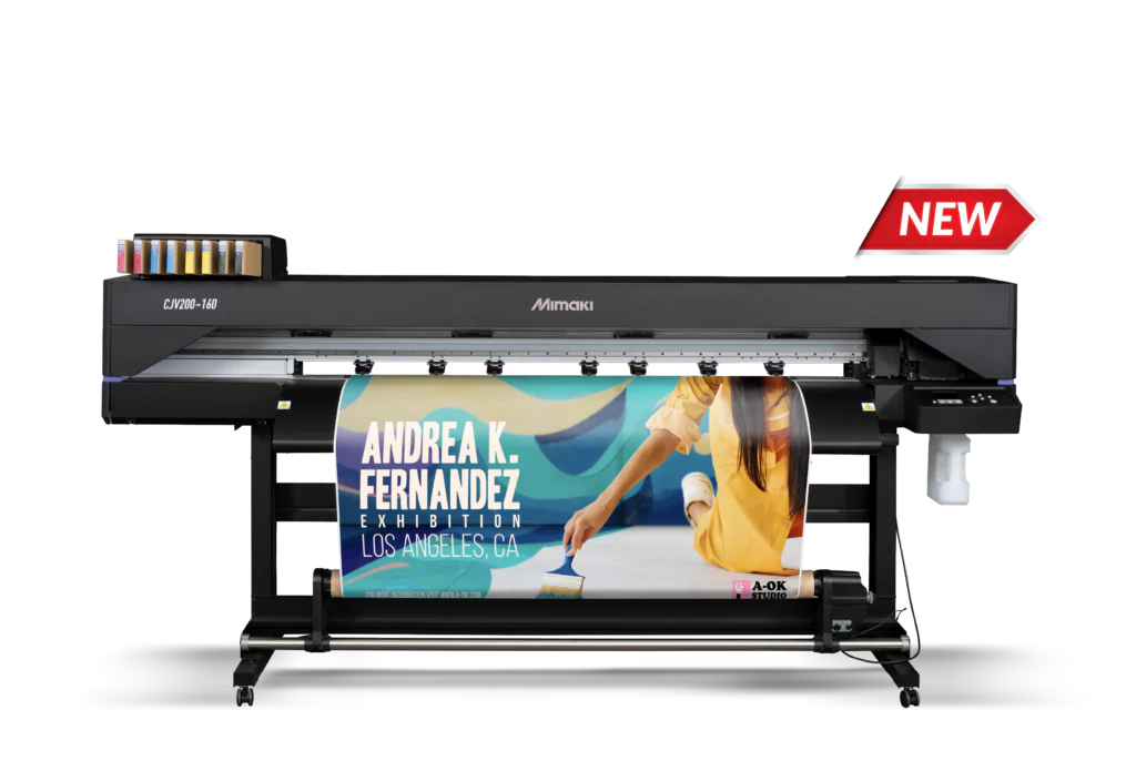 Absolute Toner $295/Month New Model Mimaki CJV200-160 64" Print and Cut Eco-Solvent Inkjet Printer Cutter Plotter