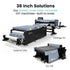 Absolute Toner DTF Station Arc 136 36-inch Flatbed Cutter Cuts Prints Quickly and Accurately with Industrial Grade Precision DTF Cutter