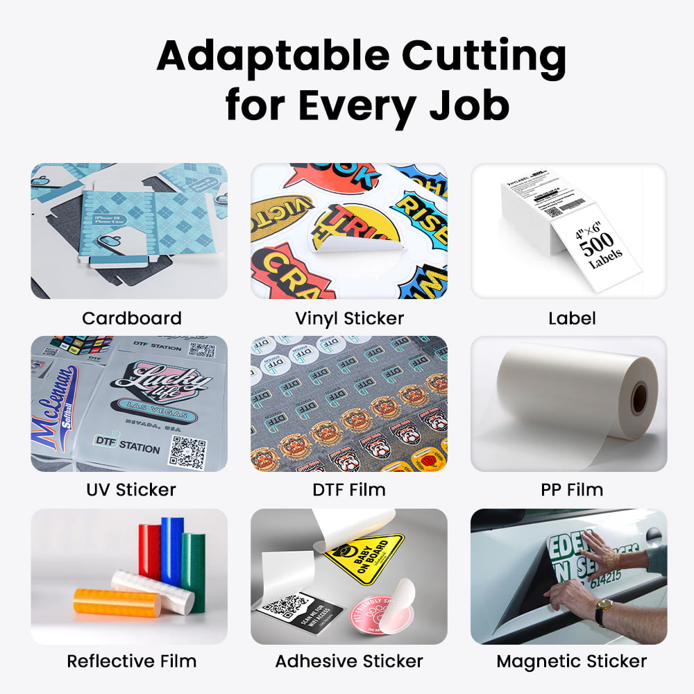 Absolute Toner DTF Station Arc 136 36-inch Flatbed Cutter Cuts Prints Quickly and Accurately with Industrial Grade Precision DTF Cutter