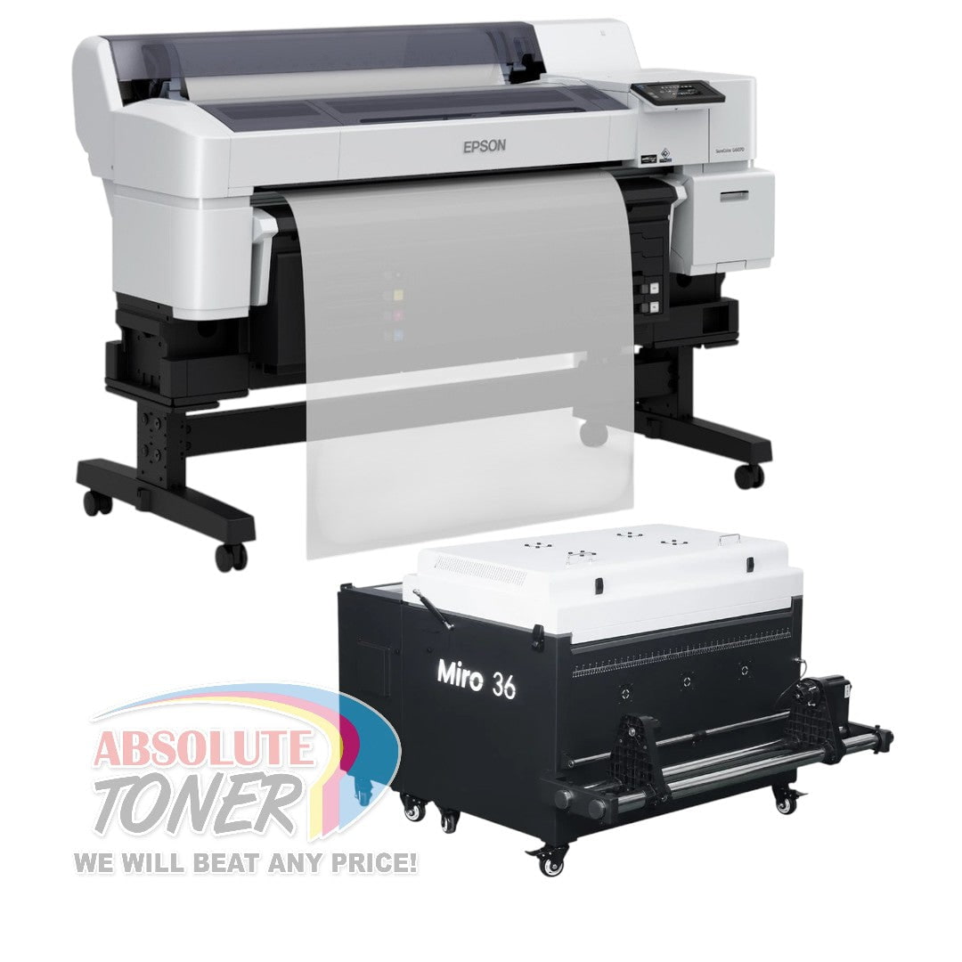 Absolute Toner DTF Station Miro 36" Powder Shaker & Dryer – Ideal Match for Epson SureColor G6070 DTF printer accessory