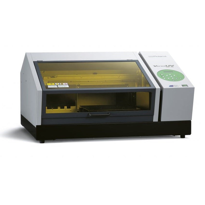 $399/Month Roland LEF-12i (add Bofa) VersaUV 12” Inch 6 Colors Benchtop UV Flatbed Printer - Desktop UV Flatbed Printer