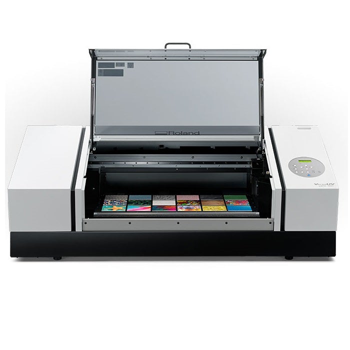 $599/Month Roland LEF2 300 VesaUV 30” 6-Colors UV Benchtop Flatbed Printer with Free RotaryRack W/Optional Primer