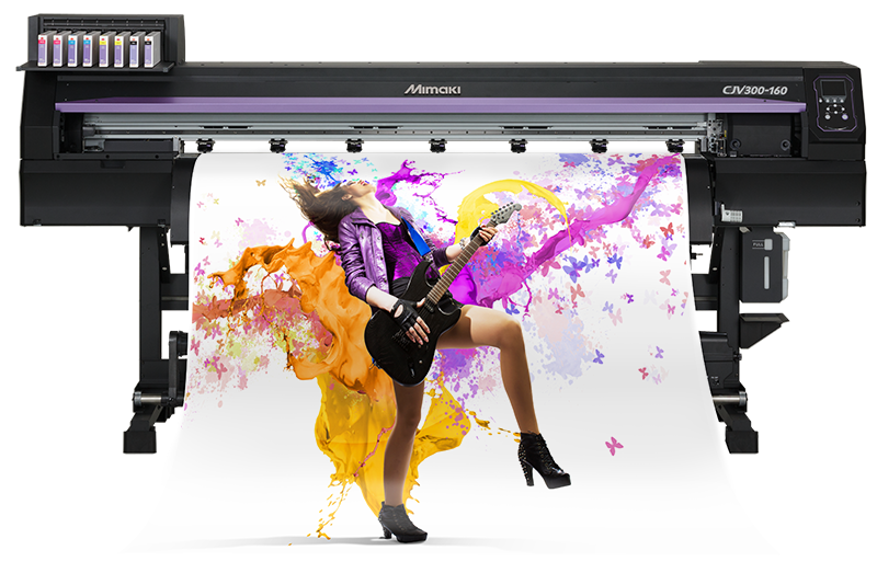 Absolute Toner Brand New Mimaki CJV300-130 Plus 54" (2 HEADS) Eco-Solvent Print/Cut Vinyl Plotter Cutter Printer With MAPS4 (Mimaki Advanced Pass System 4) Print and Cut Plotters