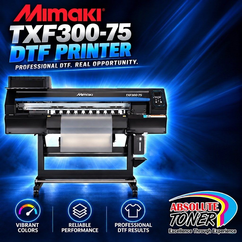 Absolute Toner $185/Month New Mimaki DTF TxF300-75 32" High-Speed Dual Printheads DTF Printer dtf