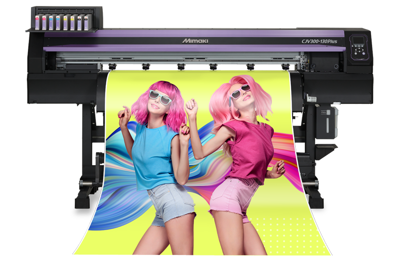 Absolute Toner Brand New Mimaki CJV300-130 Plus 54" (2 HEADS) Eco-Solvent Print/Cut Vinyl Plotter Cutter Printer With MAPS4 (Mimaki Advanced Pass System 4) Print and Cut Plotters