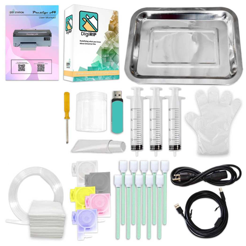 Absolute Toner $55/Month Brand New DTF Station Prestige A4 8.3" Inch DTF Printer, DTF Station's Smallest DTF Printer Ever DTF printer