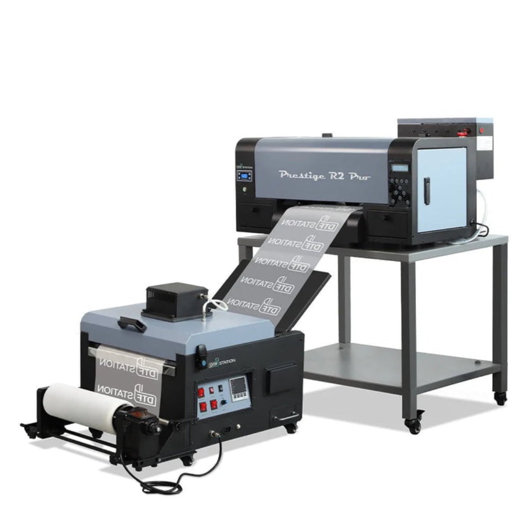 Absolute Toner $199/Month New Demo Prestige 13" R2 PRO A3 DTF PRINTER + SHAKER/OVEN BUNDLE 110V 13" Media Roll (Dual Epson i1600 Print Heads) Digirip Software And Miro 13 DTF Powder Shaker/Oven with Air Purifier DTF printer