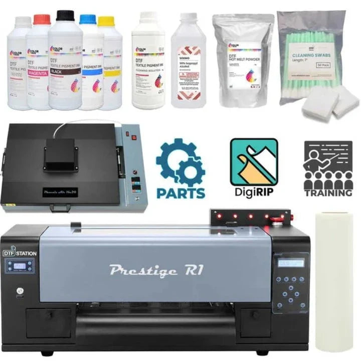 Absolute Toner Prestige R1 13" DTF Printer Bundle - Includes Prestige R1 DTF Printer, Startup Package and Compatible Machine Options DTF printer