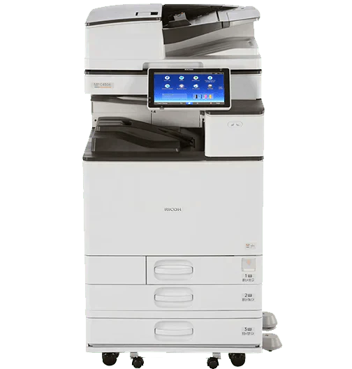 Absolute Toner RENT - No Leasing or Financing is required. 180 IPM Ricoh Color Scanning Multifunction Color Printer Copier Scanner 11x17, 12x18, One-Pass Duplex (30k/5k) Printers/Copiers