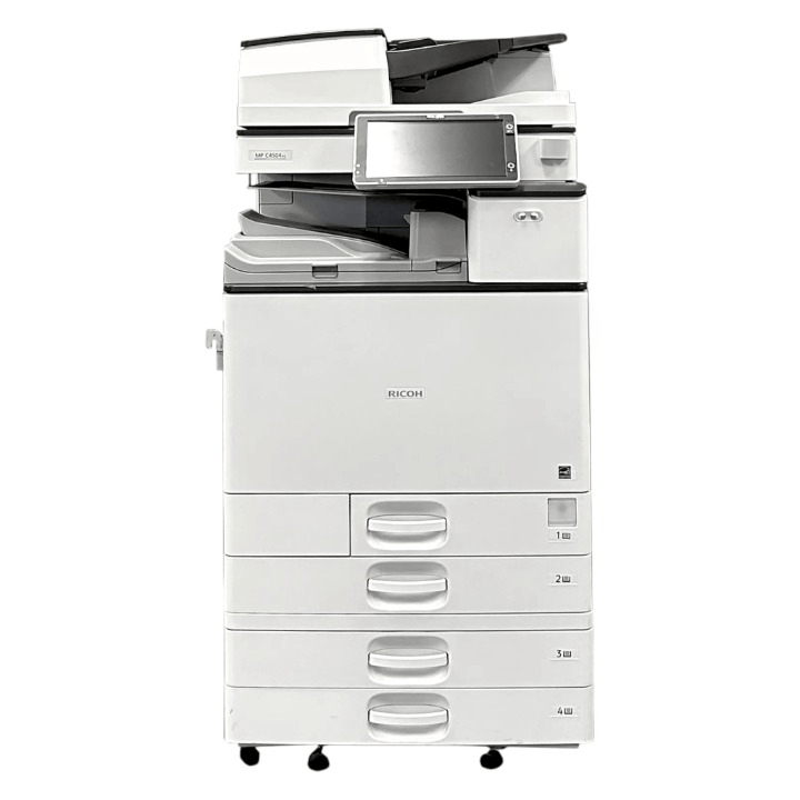 Absolute Toner $49/month Ricoh MP C4504EX Color Laser Multifunction Printer – Print, Copy, Scan, Fax | 45 ppm | 1200x1200 dpi* Ricoh Printer