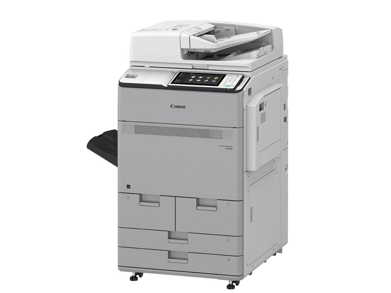 Absolute Toner $256/Month Canon ImagePRESS Lite C165 – 350GSM Digital Color Production Printer Print/Copy/Scan Production Printers
