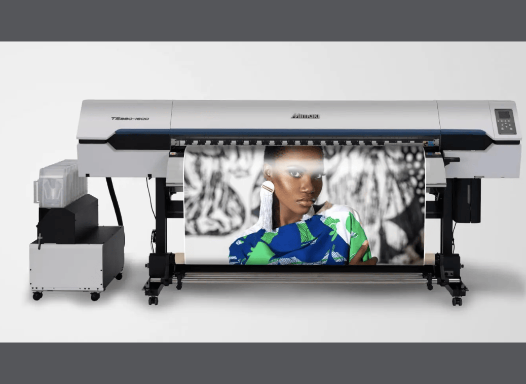 Absolute Toner Mimaki TS330-1600 64" High-Speed Dye Sublimation Production Fabric and Textile Printer sublimation
