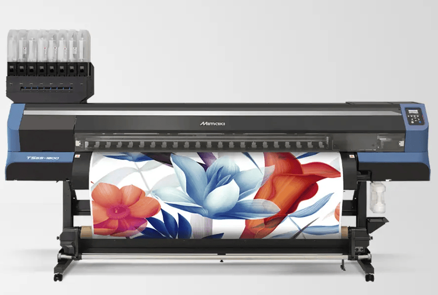 Absolute Toner Mimaki TS55-1800 76" High-Speed Dye Sublimation Industrial Printer for High Volume Textile Production sublimation