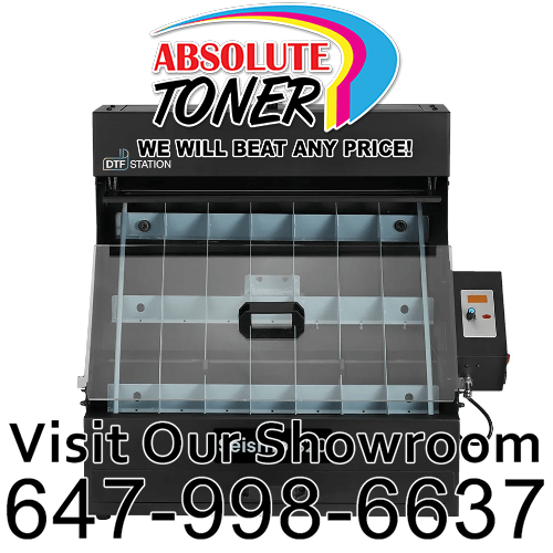 Absolute Toner $276.83/Month (After $450 Saving) Prestige R2 PRO DTF Printer 110V A3 (Dual Epson i1600 Print Heads) With Digirip Software, 16x20" Inch (40x50cm) Curing Oven Phoenix Air, Seismo S20 DTF Manual Powder Station And A3 Prisma Palette Heat Press DTF printer
