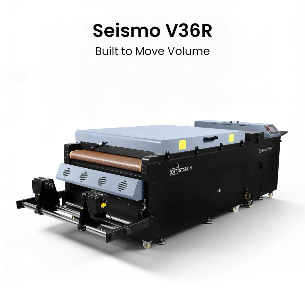 Absolute Toner DTF Station Seismo V36R 36-Inch DTF Powder Shaker Engineered for Wider Formats, Faster Output, and Continuous Production Workflows DTF Powder Shaker