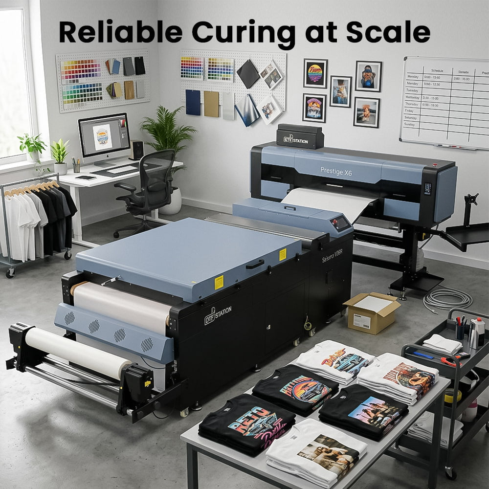 Absolute Toner DTF Station Seismo V36R 36-Inch DTF Powder Shaker Engineered for Wider Formats, Faster Output, and Continuous Production Workflows DTF Powder Shaker