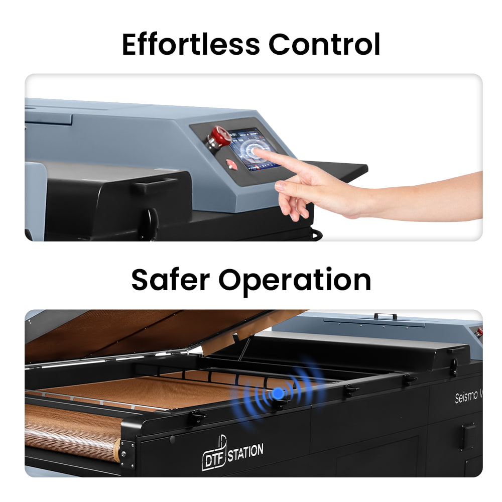 Absolute Toner DTF Station Seismo V36R 36-Inch DTF Powder Shaker Engineered for Wider Formats, Faster Output, and Continuous Production Workflows DTF Powder Shaker