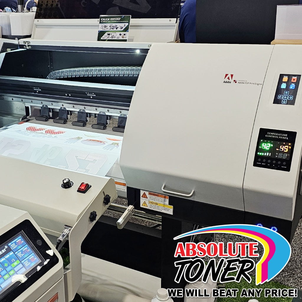 Absolute Toner CALCA ProUltra24 II 24inch (600mm) DTF Printer (Direct to Film Printer) with Dual Epson I3200-A1 Printheads DTF printer