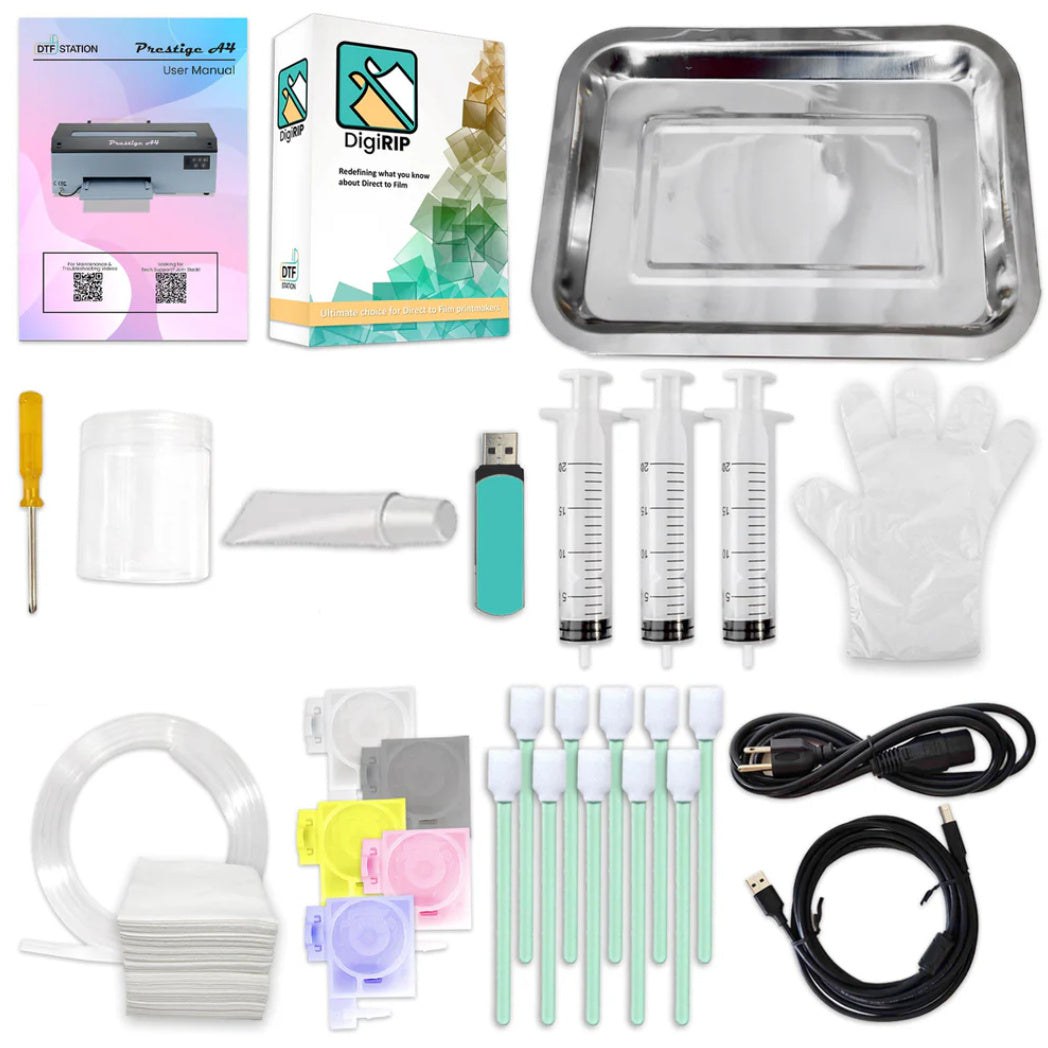 Absolute Toner $145/month New DTF STATION Prestige R1 13" Inch A3+ DTF (Direct-to-Film) Printer With White Circulation & Auto Ink Alarming System DTF printer