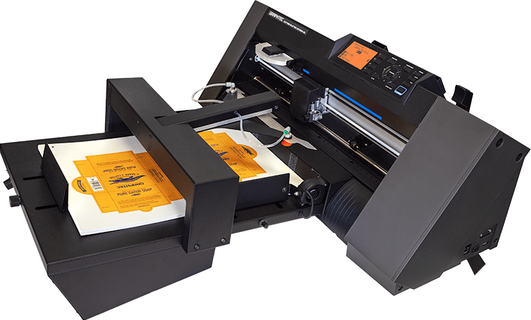 Absolute Toner $149/month - DIY Door Hanger Cutting Machine - Die Cutter with AUTO FEEDING and Creasing Box making, Labels and Stickers die-cutting Paper Cutters