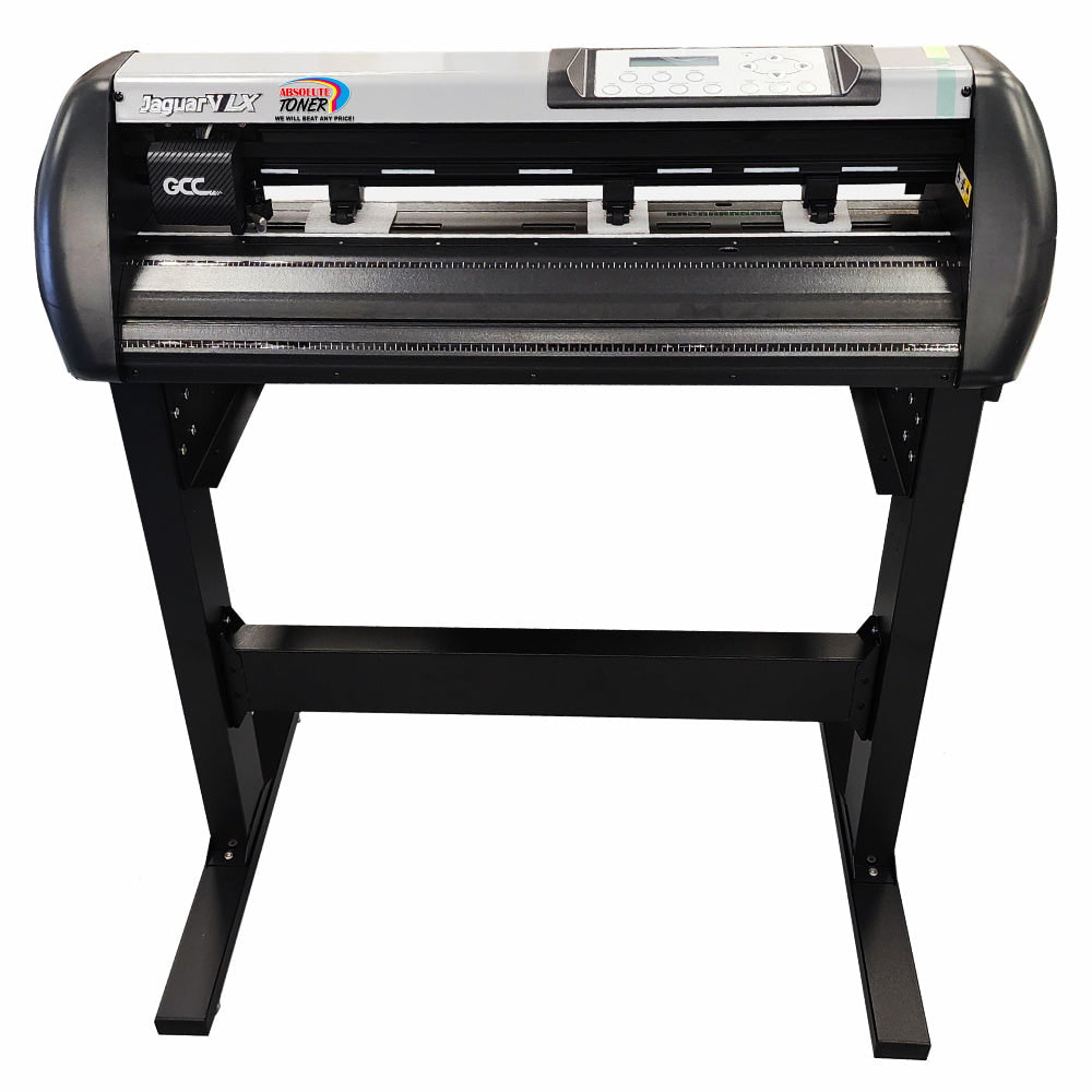 Absolute Toner $48.99/Month New GCC J5-61LX 30.3" Inch Media Size Jaguar V Vinyl Cutter With Enhanced AAS II Contour Cutting System Including Stand Vinyl Cutters